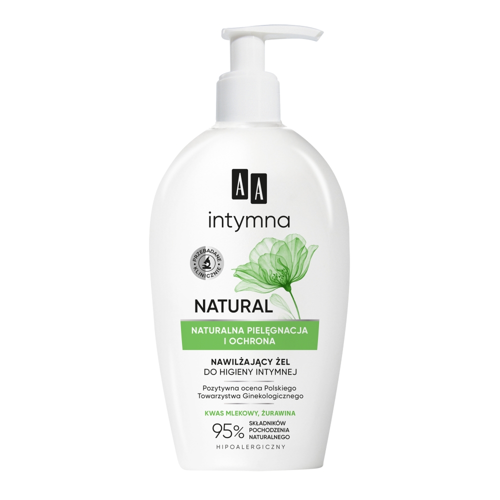 Intimní Ochrana A Péče NATURAL 95% Hydratační Gel Pro Intimní Hygienu