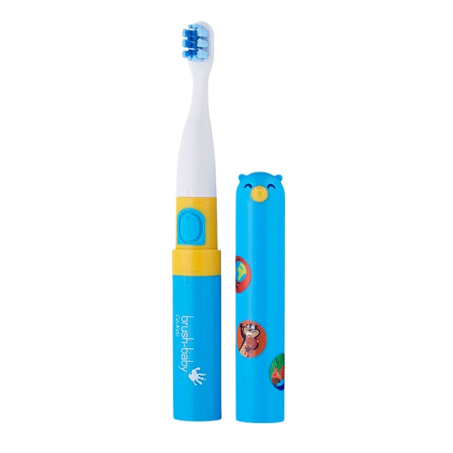 Cestovní Sonický Zubní Kartáček Go-Kidz Pro Děti Od 3 Let Modrá/Růžová