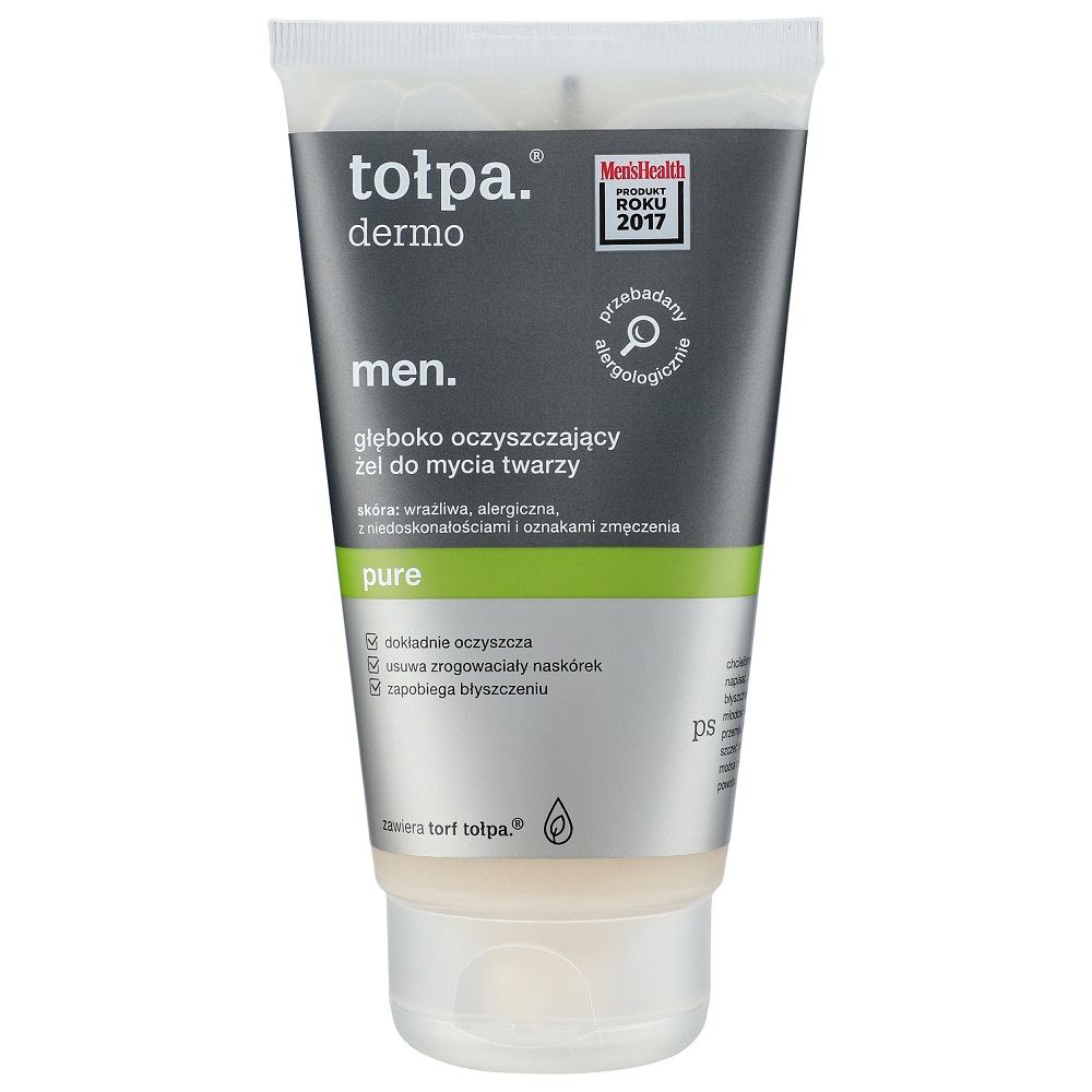 Tolpa, Dermo Men Pure Hloubkově čIsticí Gel Na Obličej 150 ml