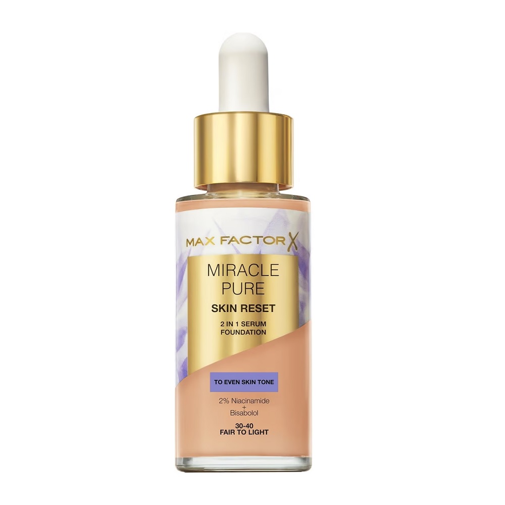 Miracle Pure 2 V 1 Skin Reset Pečující Podkladová Báze Se Sérem Ej Formula 30-40 Fair T…