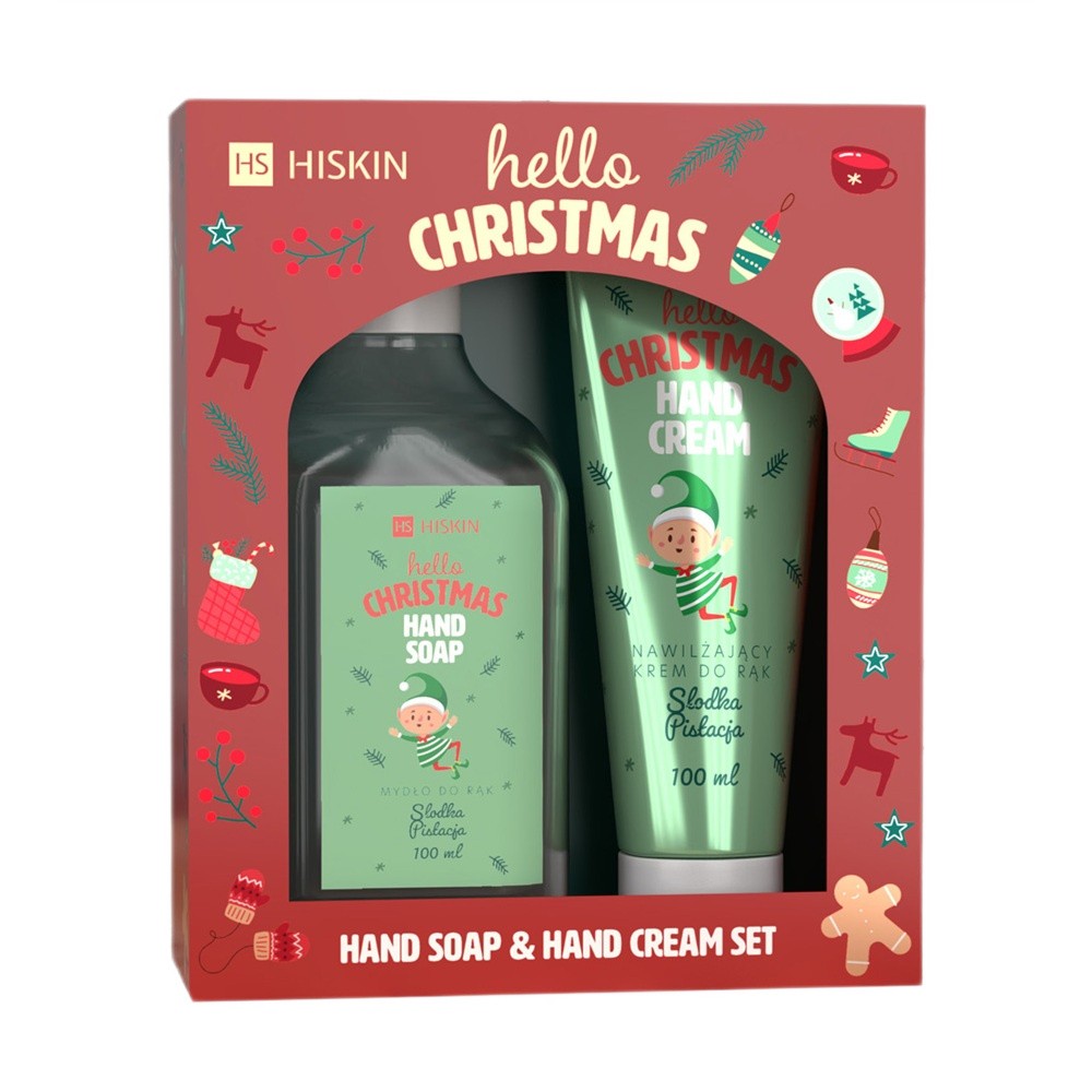 Hello Christmas Sada Krémů Na Ruce Sladká Pistachio + Mýdlo Na Ruce Sladká Pistachio