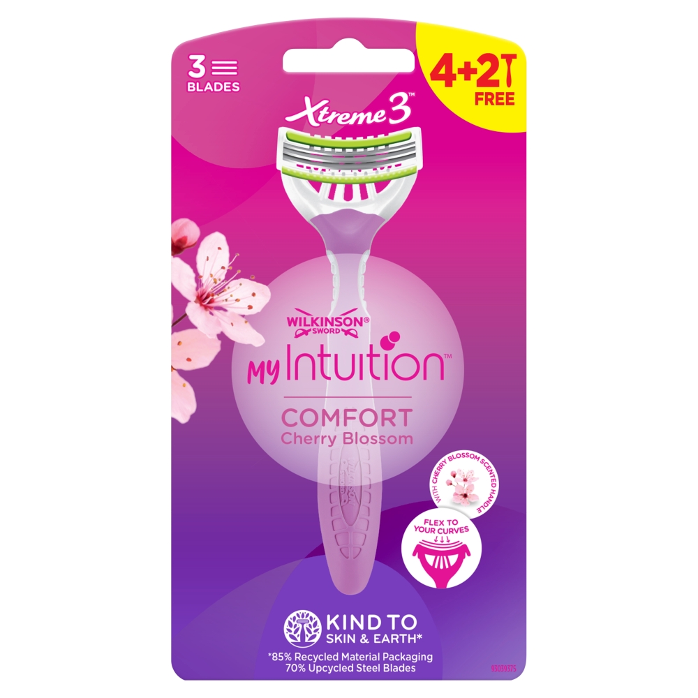 My Intuition Xtreme3 Comfort Cherry Blossom Jednorázové Holicí Strojky Pro žEny