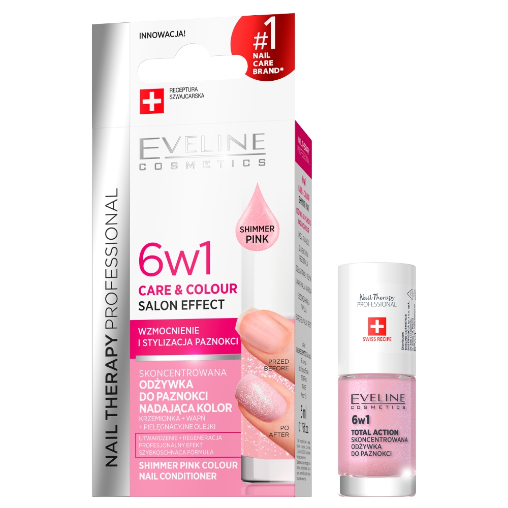 Nail Therapy Professional 6in1 Care & Colour Koncentrovaný Kondicionér Na Nehty Shimmer…