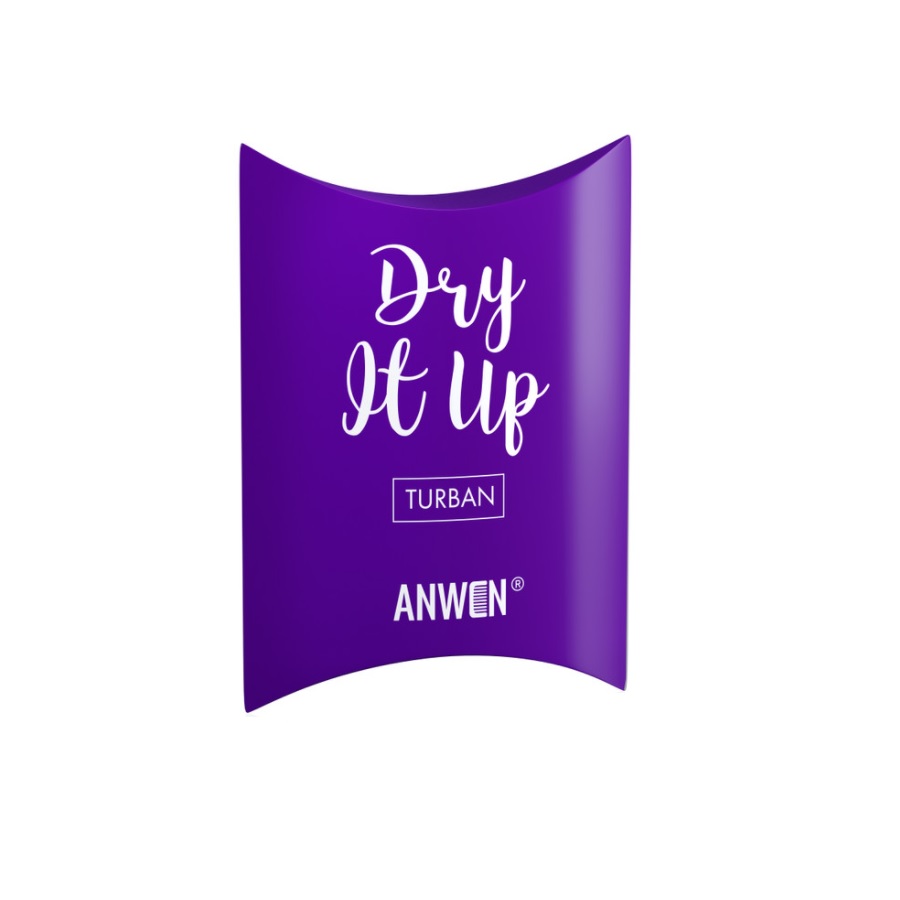 Dry It Up Turban Na Vlasy Fialový