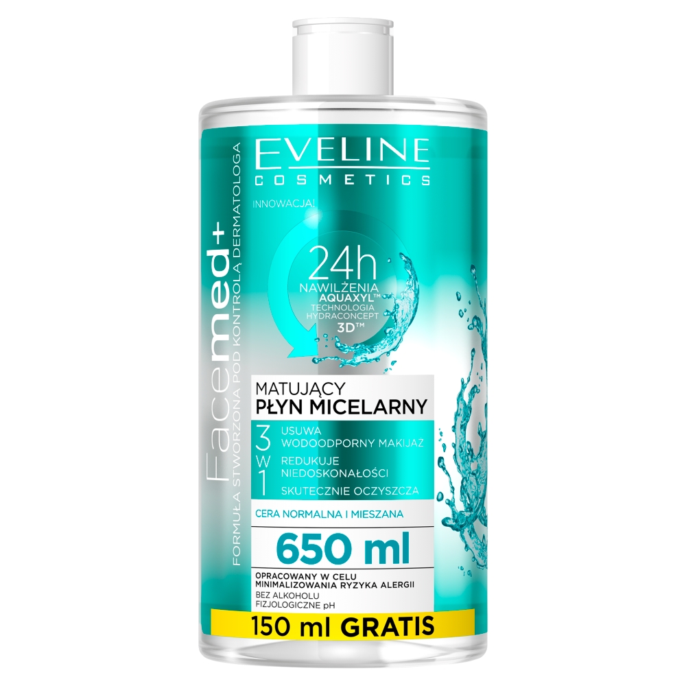 Facemed+ Zmatňujúca Micelární voda 3v1 650 Ml