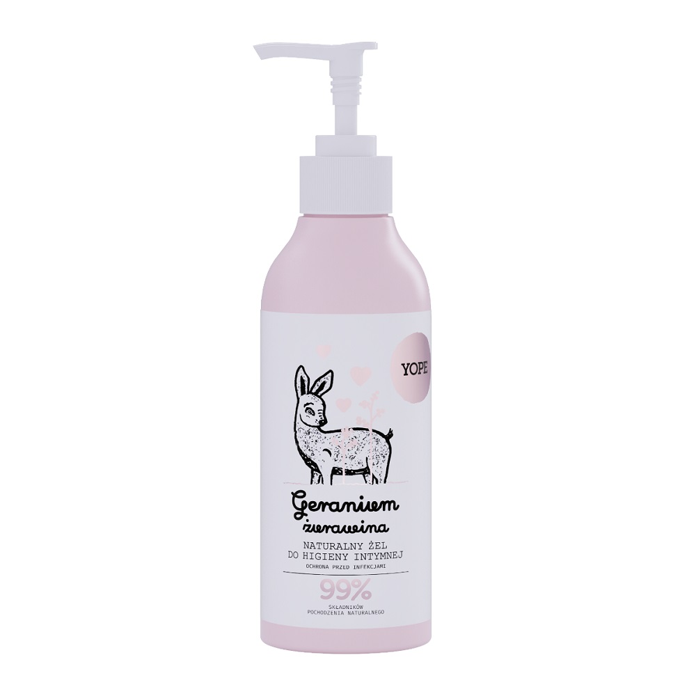Přírodní Gel Pro Intimní Hygienu Geranium A Brusinky