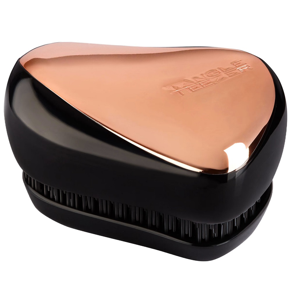 Kompaktný šTýlový Kefa Na Vlasy Rose Gold Black 2
