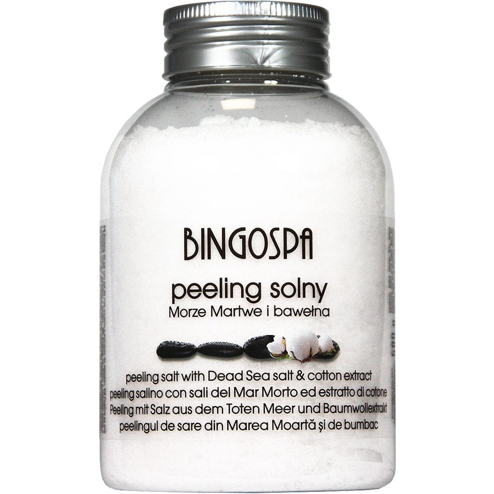 Solný Peeling Se Solí Z Mrtvého Moře A Extraktem Z Bavlny