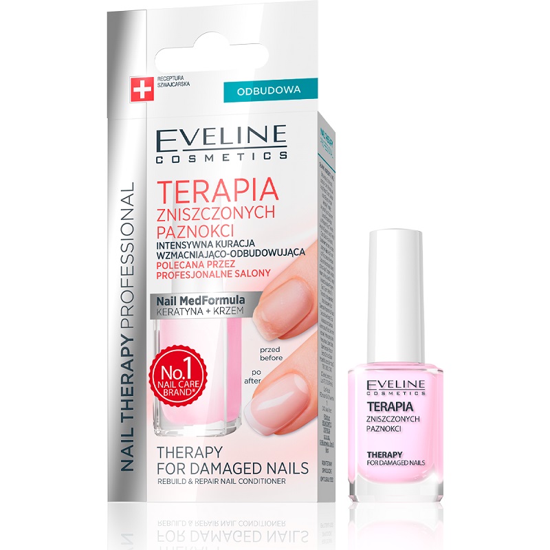 Nail Therapy Profesionální Terapie Pro Poškozené Nehty Posilující A Obnovující Kúra