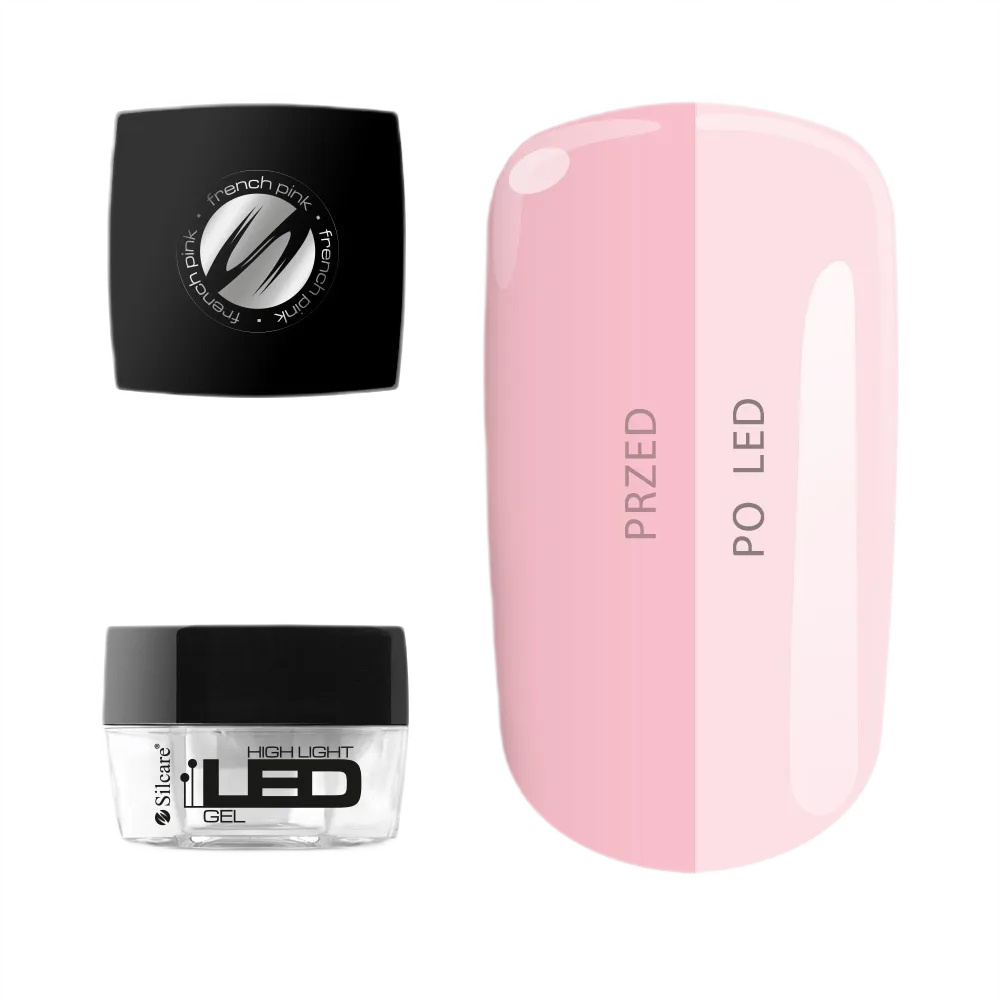 _High Light Led Gel Na Nehty French Pink 3