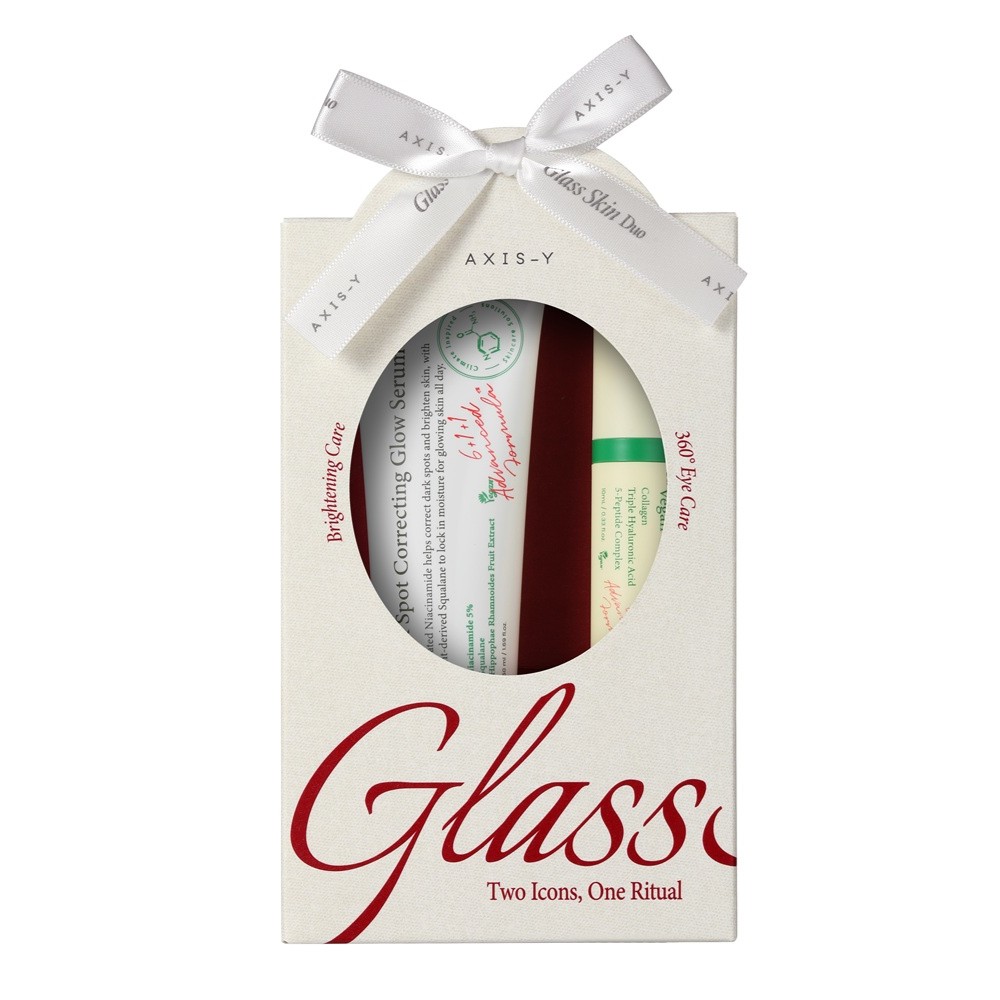 Zestawy Sada Glass Skin Duo: Rozjasňující Sérum Pro Zářivou Pleť A Korekci Tmavých Skvrn (Rozjasňující Sérum Na Obličej, ) + Veganské Kolagenové Oční Sérum (Kolagenové Oční Sérum, )