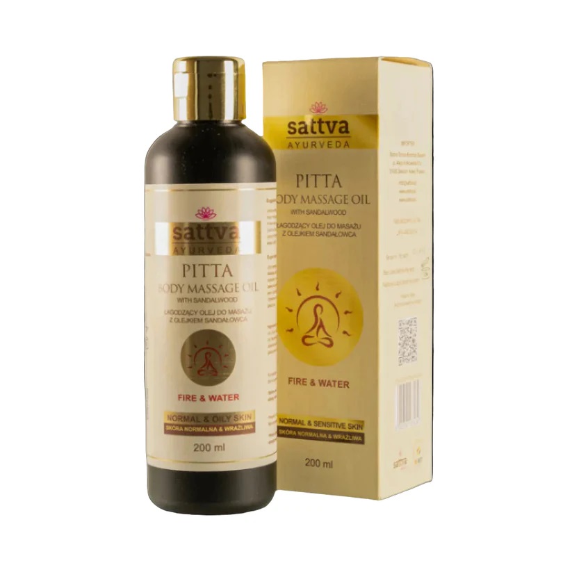 Body Massage Oil ÁJurvédský Masážní Olej Pitta