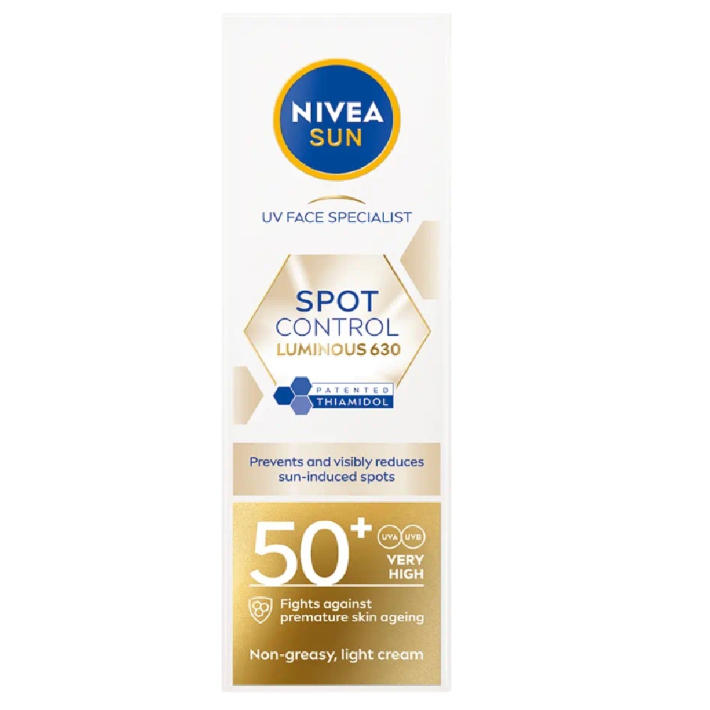 Sun Spot Control Luminous 630® Osvěžující Opalovací Fluid Na Obličej SPF50+