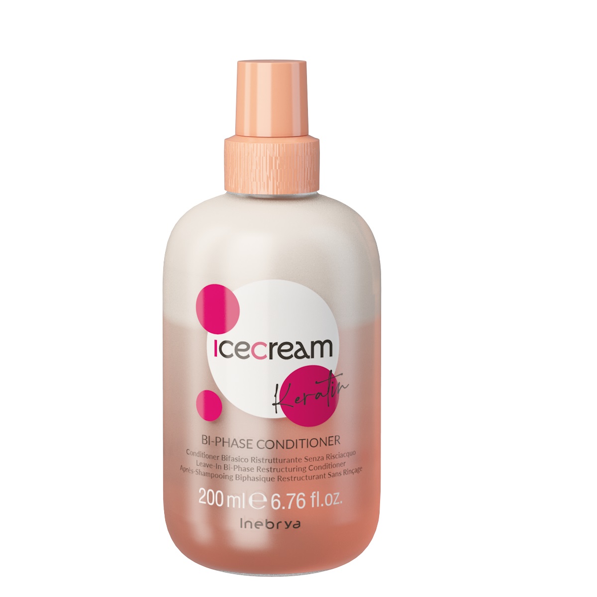 Ice Cream Keratin Reštrukturalizačný Dvojfázový Kondicionér Bez Oplachovania
