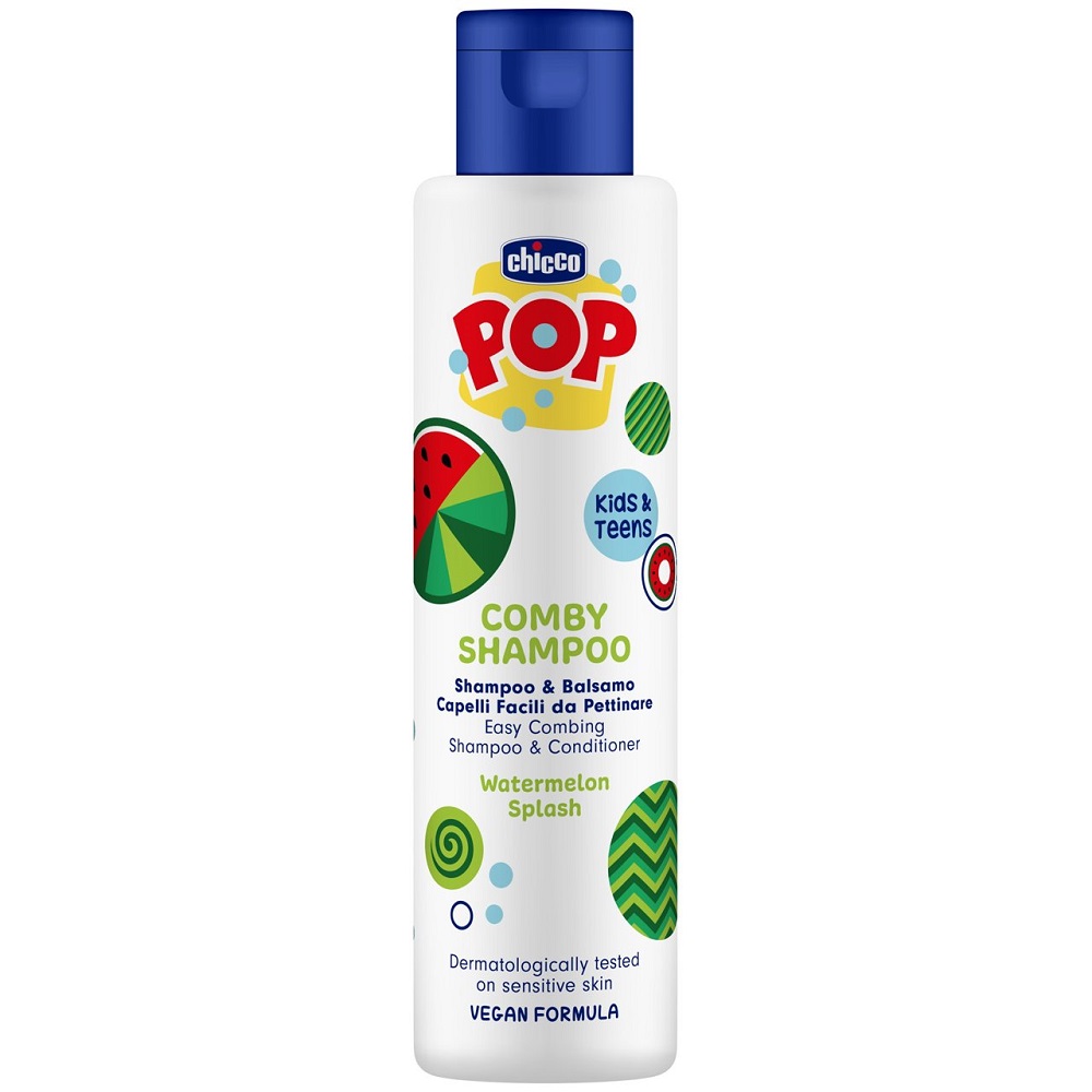 Pop Comby Shampoo Pop – šAmpon A Kondicionér 2 V 1 S Vůní Melounového Sorbetu,