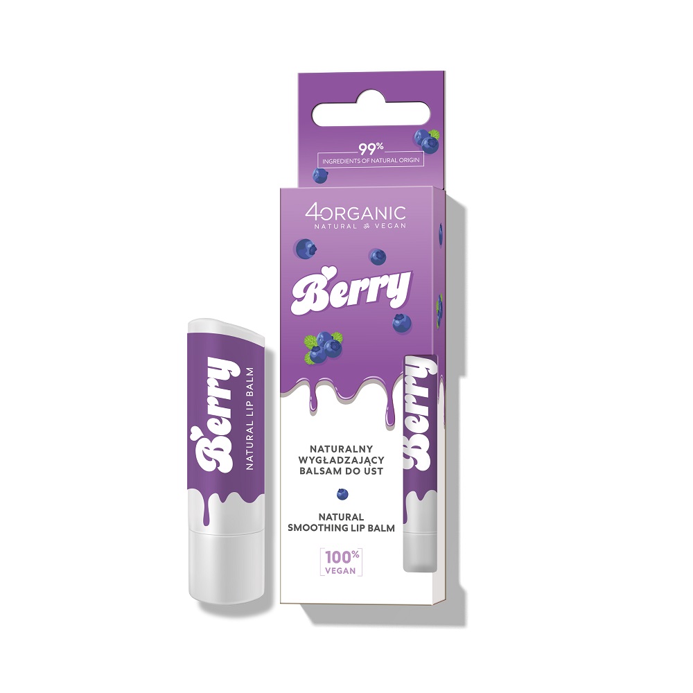 Natural Protective Lip Balm Přírodní Vyhlazující Balzám Na Rty Berry