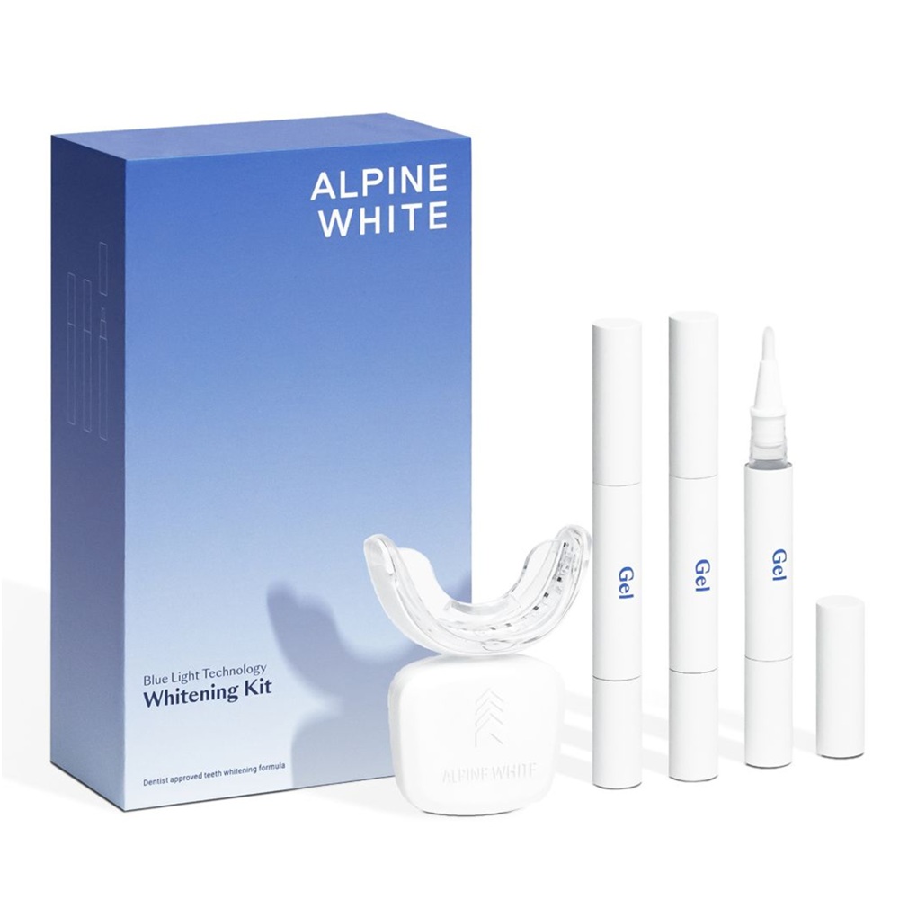 Whitening Kit Bělicí Sada: LED Lampa + Bělicí Gel + Náustek + Barevná šKála Zubů
