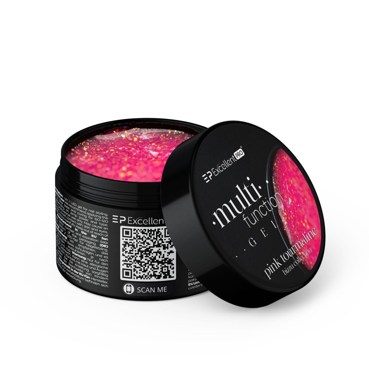 Multifunction Gel Pink Tourmaline Multifunkční Gel Na Modeláž Nehtů Pink Tourmaline