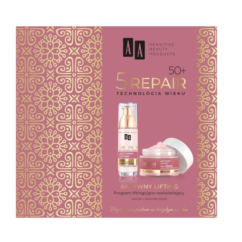 Age Technology 5Repair 50+ Active Lifting Nočný Regeneračný A Rozjasňujúci Krém 3