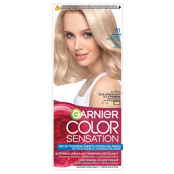 Color Sensation Krém Na Vlasy 111 Silver Super Bright Blonde