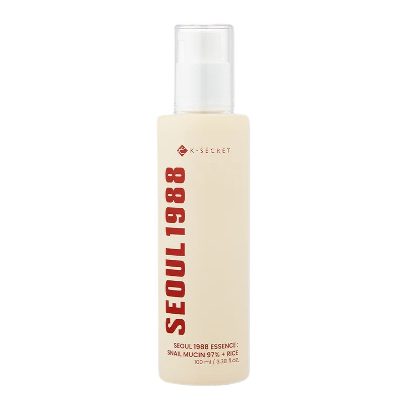 Seoul 1988 Essence Snail Mucin 97% + Rice Upokojujúca Esencia Na Tvár S Filtrovaným Sli…