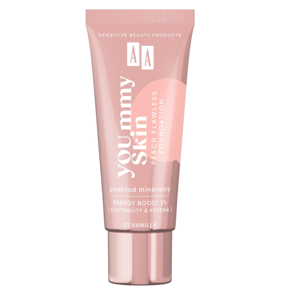 YOU.Mmy Skin Peach Flawless Foundation Minerálny