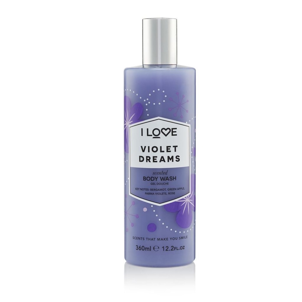 Voňavý Sprchový Gél A Gél Do Kúpeľa Violet Dreams 360ml