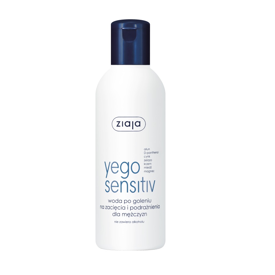 Yego Sensitiv Voda Po Holení Na Rezné Rany A Podráždenie Pro muže 200ml