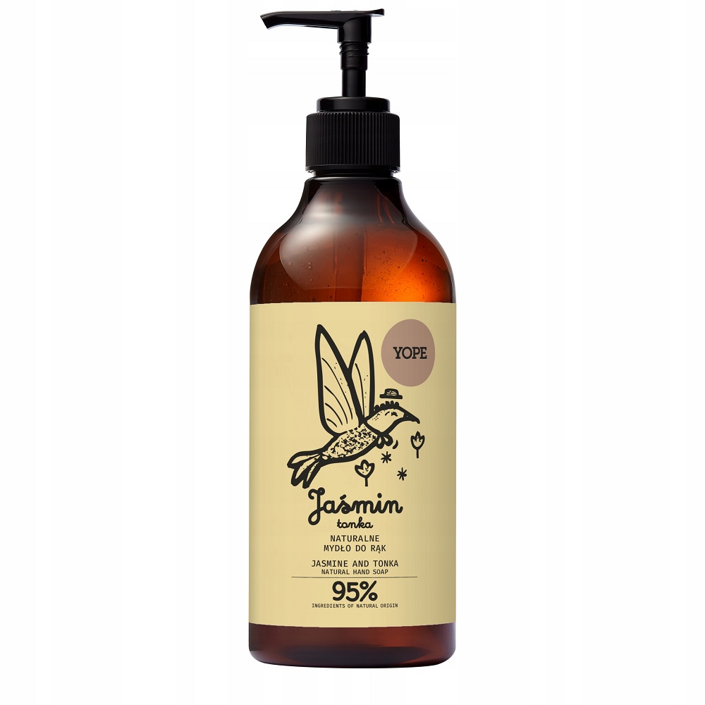 Jaśmin & Tonka Přírodní Mýdlo Na Ruce Jasmín & Tonka 500 ml