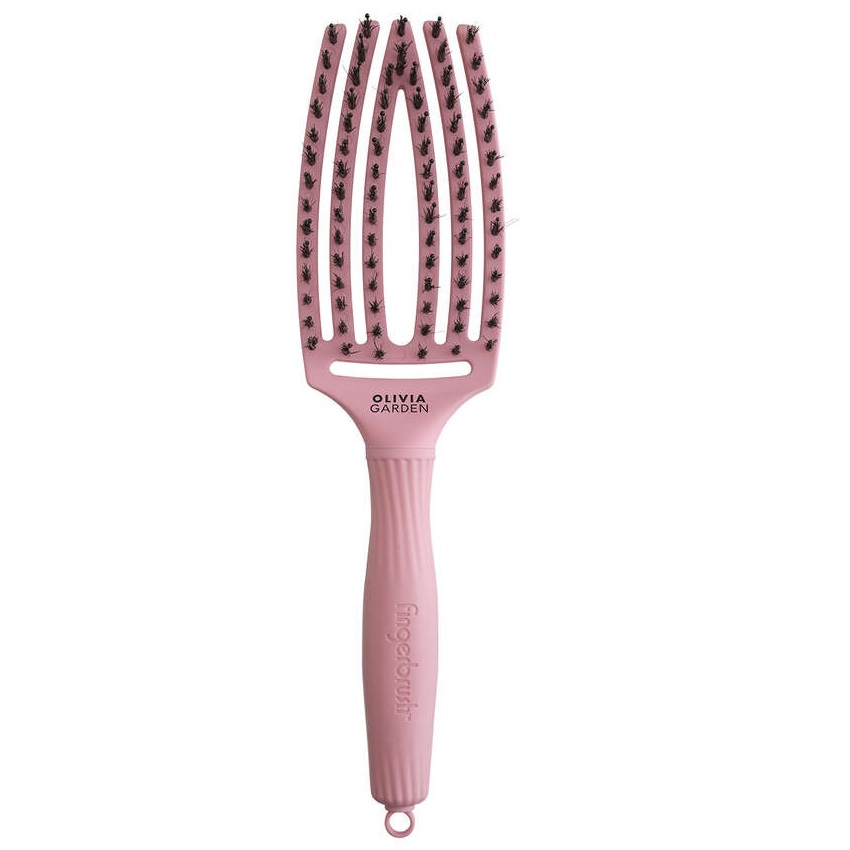 FingerBrush Combo Střední Kartáč Na Rozčesávání Vlasů Bubble Pink 2