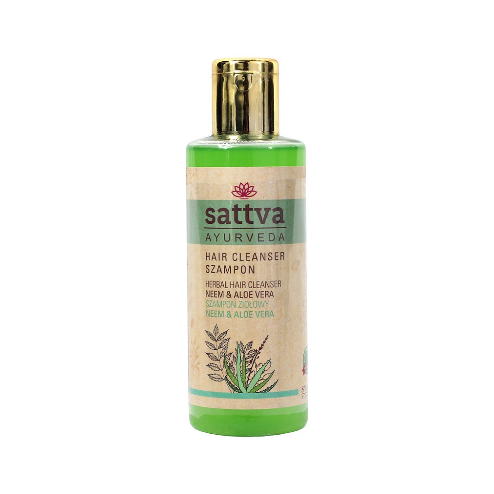 Neem & Aloe Vera Bylinný šAmpon S Neemem A Aloe Vera 210 ml