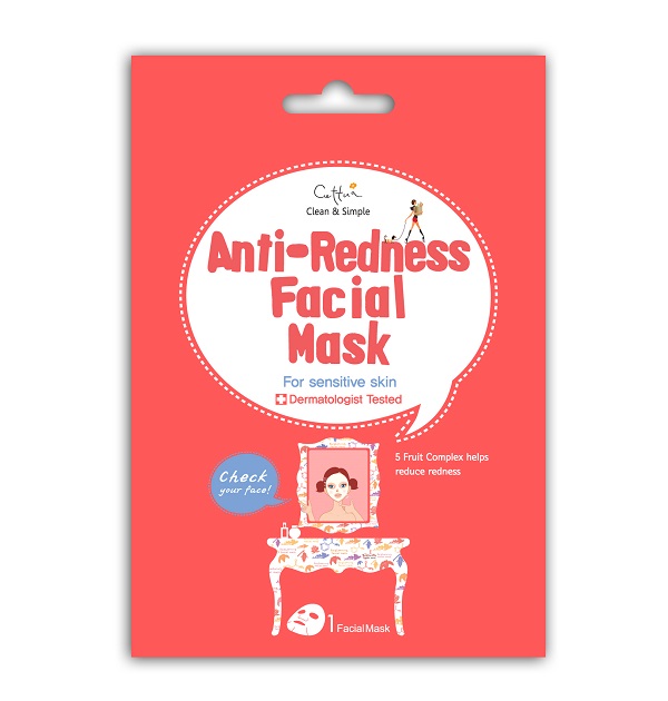 Anti-Redness Maska Na Obličej Pro Redukci Zarudnutí