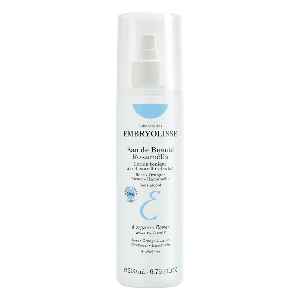 4 Organické Kvetinové Vody Toner Multifunkčný Tonikum Na Tvár 200 Ml