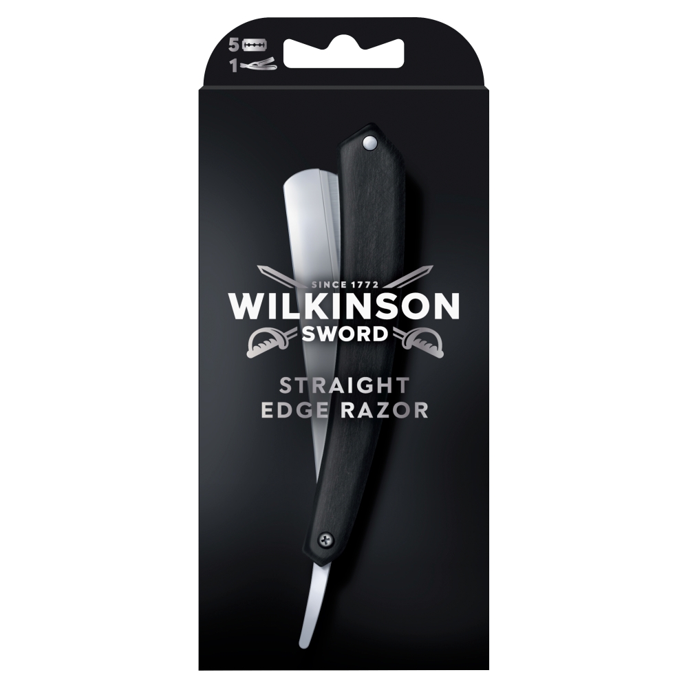 Straight Edge Razor Holicí Strojek + 5 Holicích Strojků