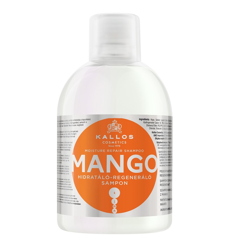 KJMN Mango Moisture Repair Shampoo Hydratační šAmpon Na Vlasy S Mangovým Olejem