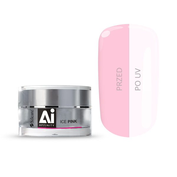 Gel Affinity Středně Hustý Jednofázový Gel Na Nehty Ice Pink