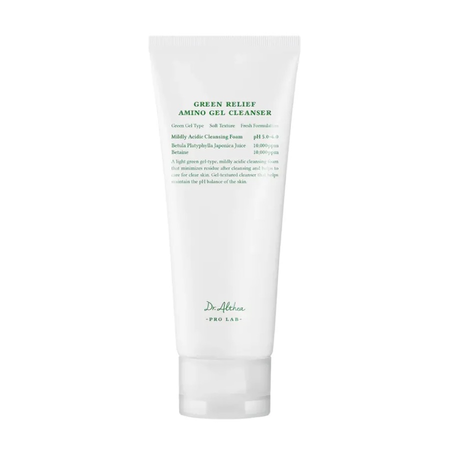 Green Relief Amino Gel Cleanser Jemný čIsticí Gel Na Obličej