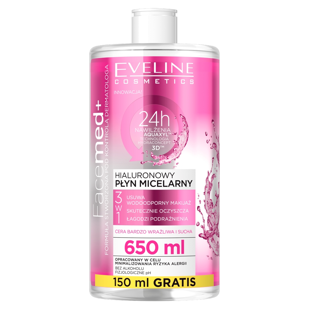 Facemed+ Hyalurónová Micelárna Tekutina 3v1 650ml