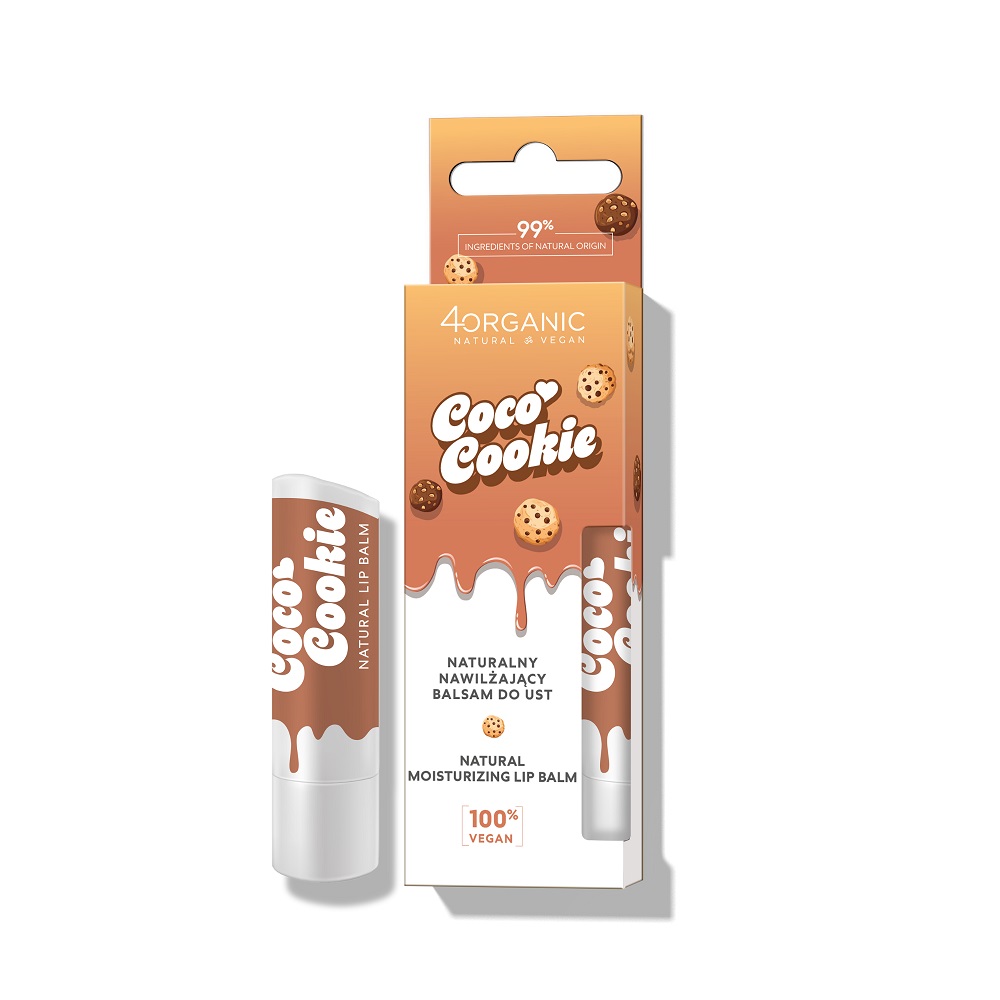 Natural Protective Lip Balm Přírodní Hydratační Balzám Na Rty Coco Cookie