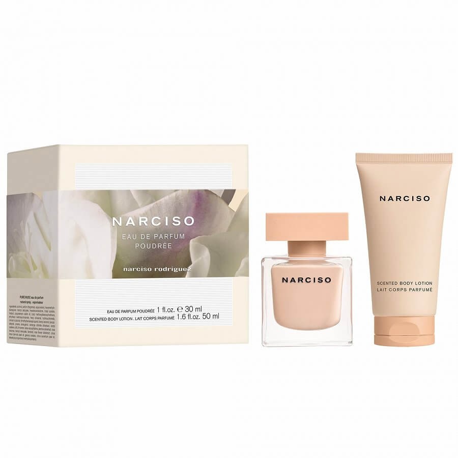Sada Narciso Rodriguez Narciso Poudree: Parfémová Voda Ve Spreji + Tělový Balzám