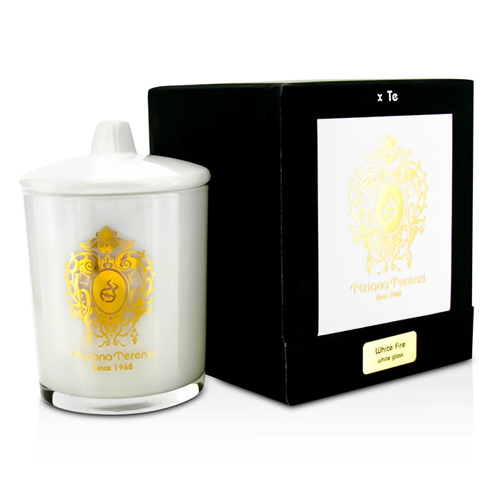 White Fire Vonná Svíčka White Glass 170 g