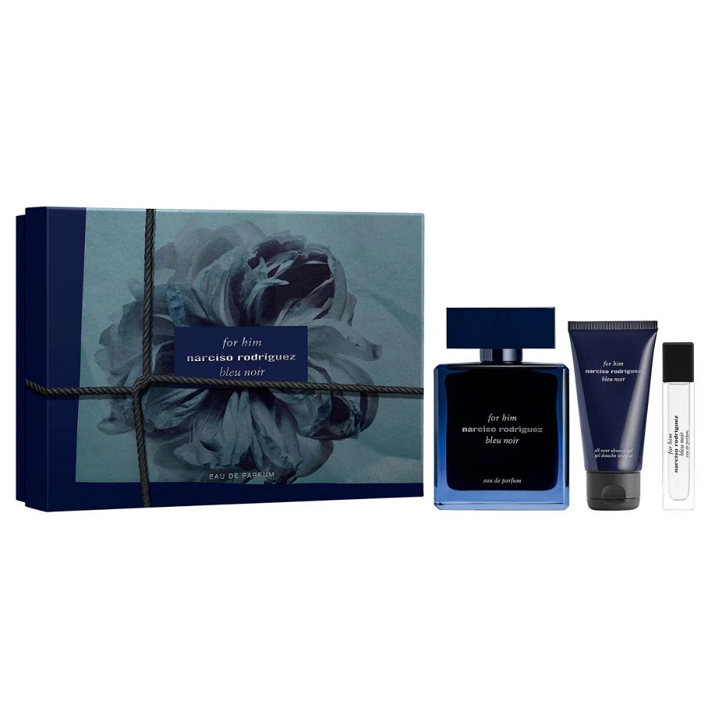 For Him Bleu Noir Eau De For Him Bleu Noir Set + Sprchový Gel +