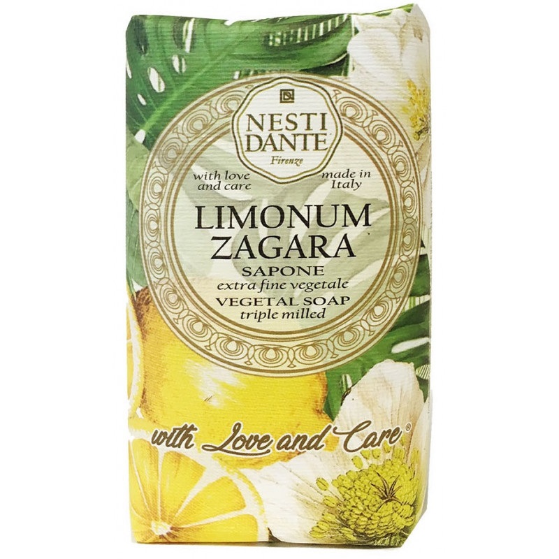 Limonum Zagara Sapone Přírodní Toaletní Mýdlo Orange Blossom