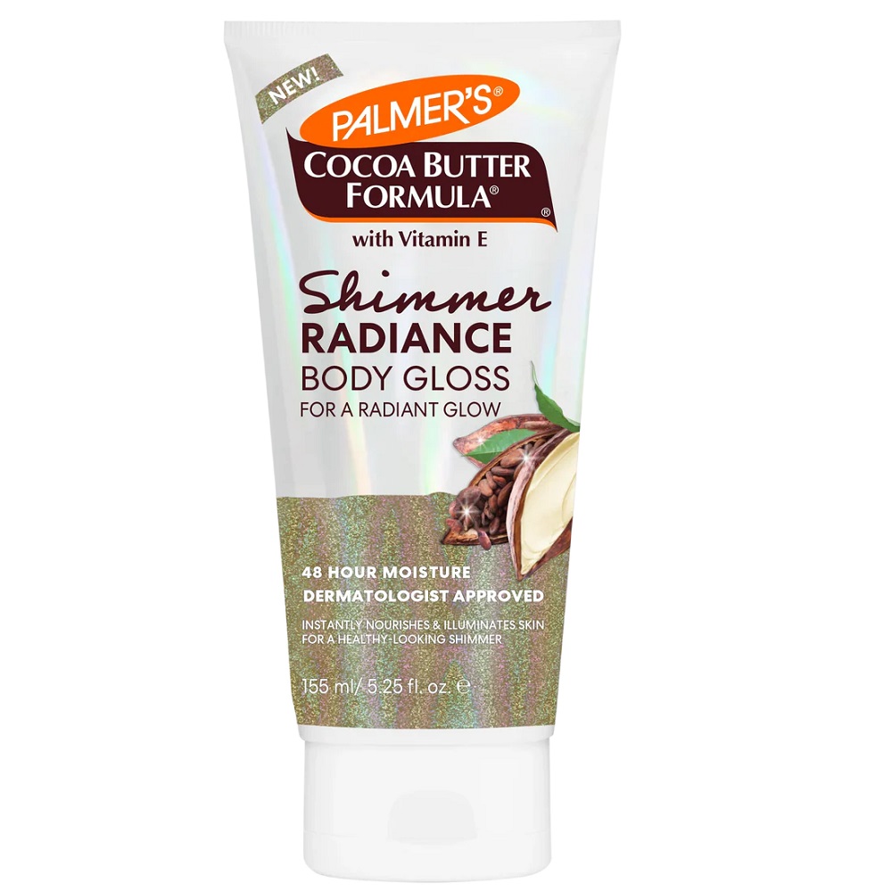 Cocoa Butter Formula Shimmer Shimmer Radiance Body Gloss – Rozjasňující Tělový Balzám S Třpytkami