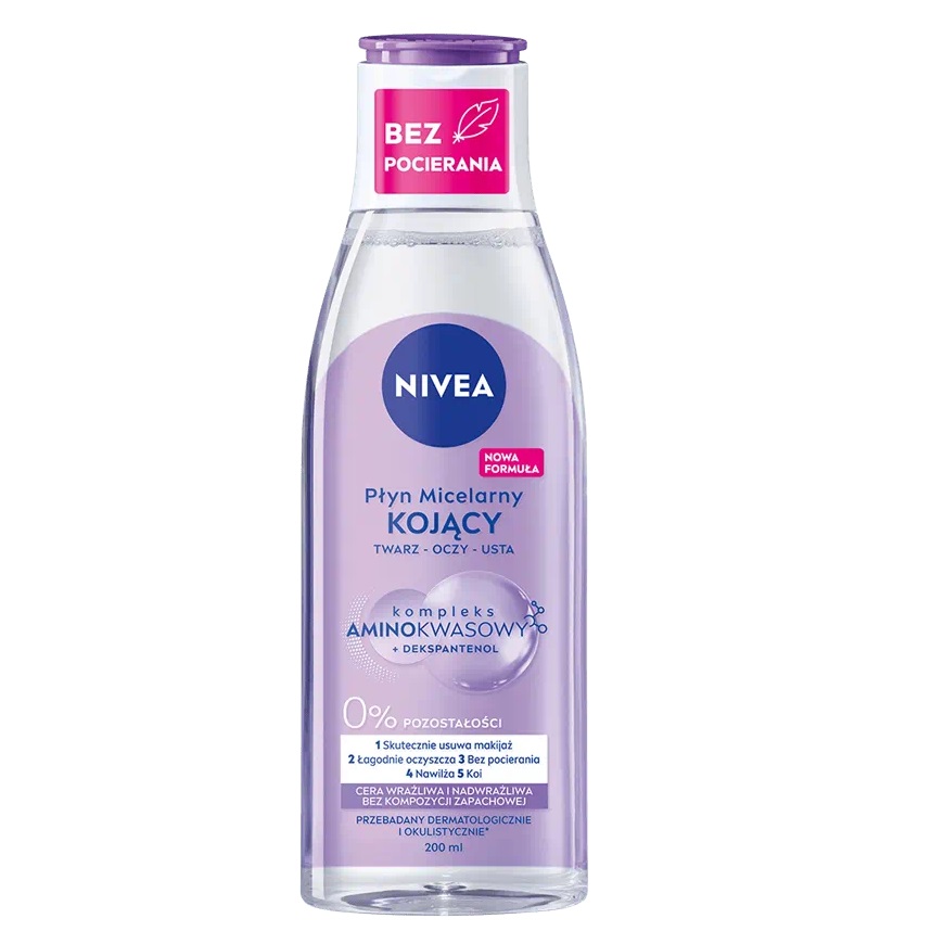 MicellAir Upokojujúca Micelárna Voda Pre Citlivú A Precitlivenú Pleť 200 Ml