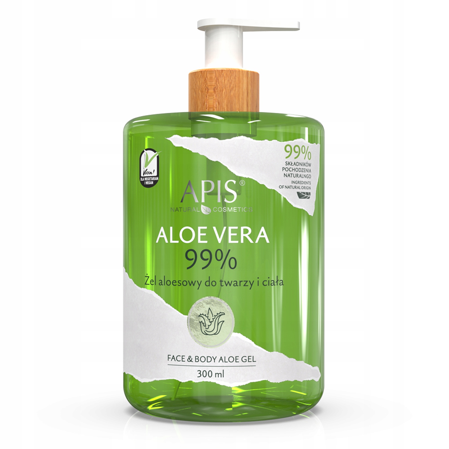Natural Aloe Vera 99% Gel Z Aloe Vera Na Obličej A Tělo