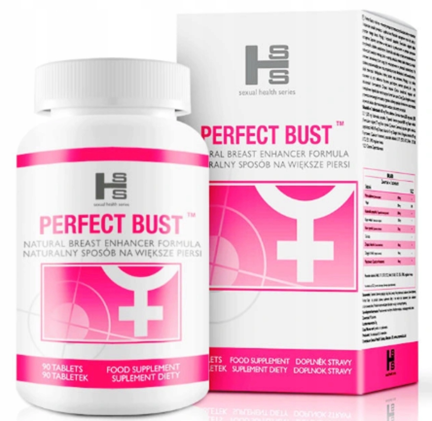 Perfect Bust Doplněk Stravy Pro Přírodní Zvětšení Prsou 90 Tablet