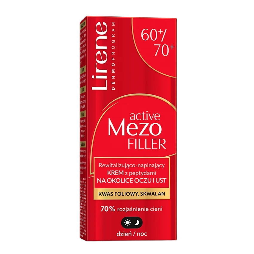 Active Mezo Filler Revitalizační A Zpevňující Krém S Peptidy Pro Oblast Očí A Rtů 60/70…