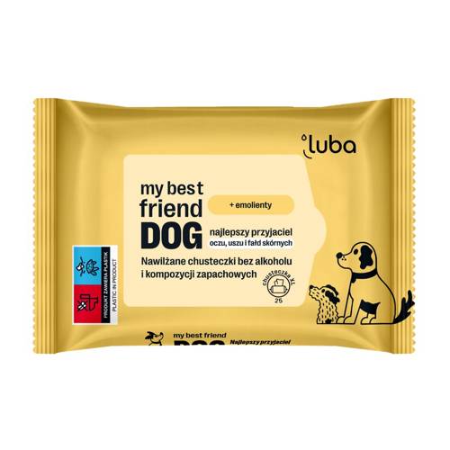 Můj Nejlepší Přítel DOG Vlhčené Ubrousky Na Citlivá Místa .