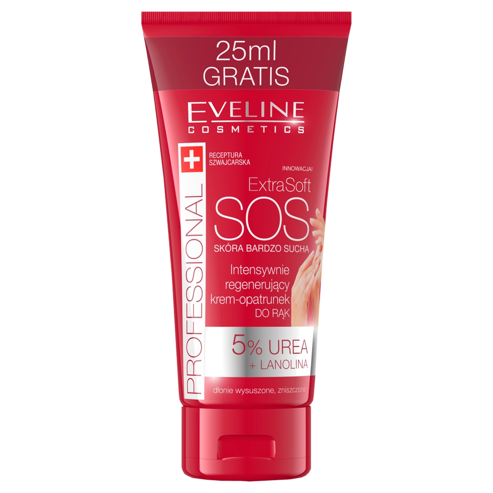 Extra Soft SOS Intenzivní Regenerační Krém Na Ruce 5% Urea + Lanolin